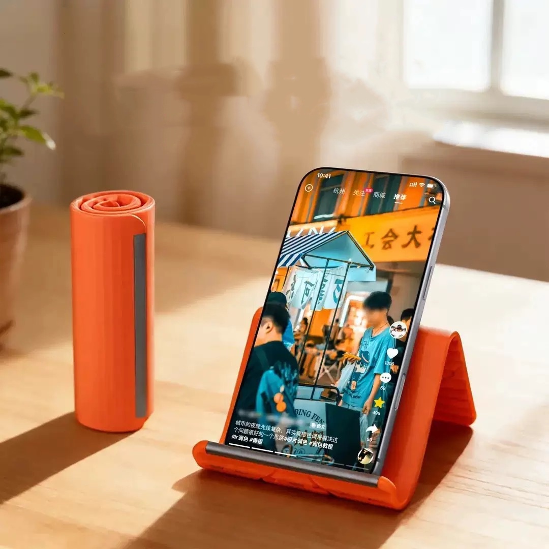 Desk Accessories - Uniwersalny, przenośny silikonowy stojak na telefon/tablet/laptop,