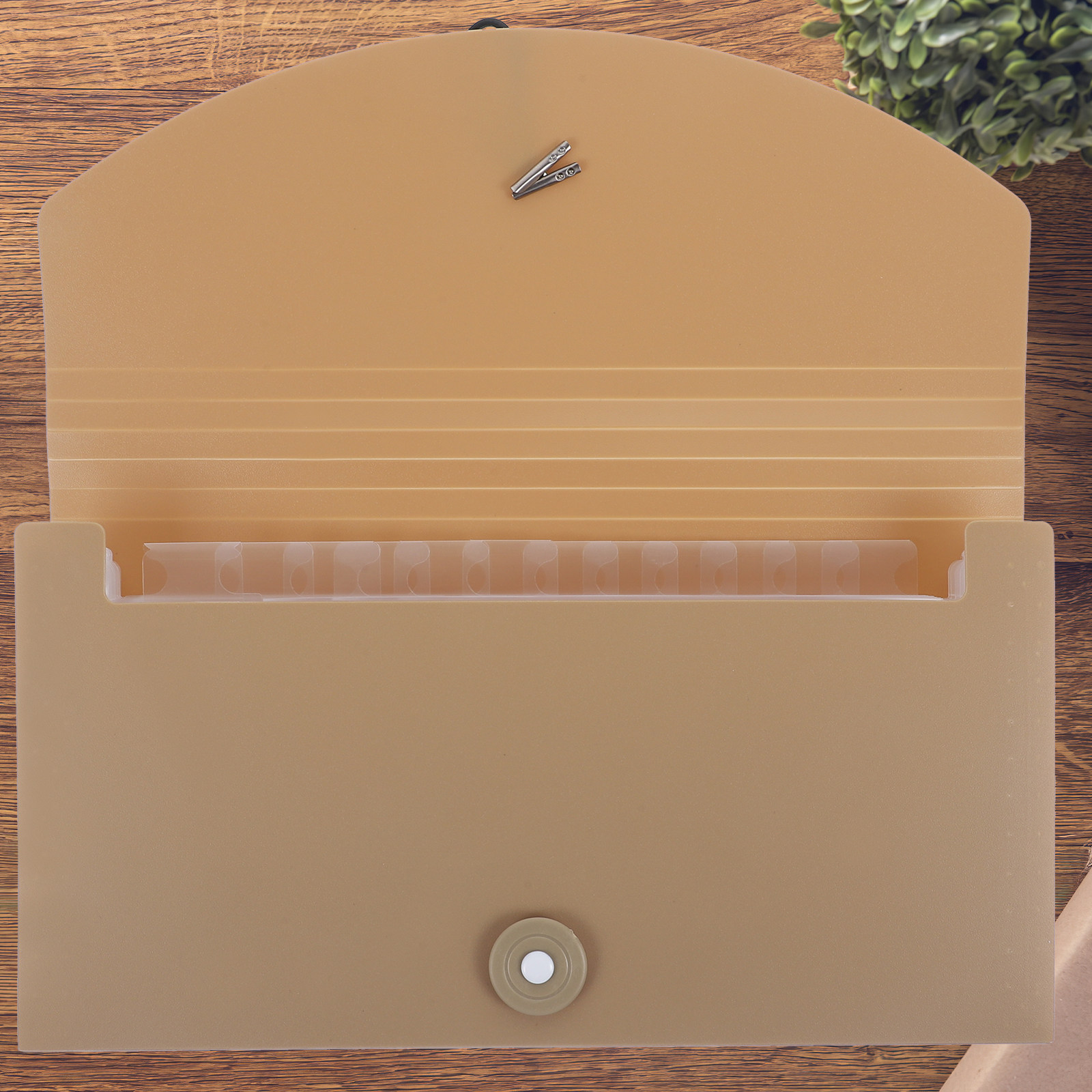 Expandable Accordion File Folder 13 Pockets - 13-kieszeniowa, rozszerzalna teczka na dokumenty, przenośna,
