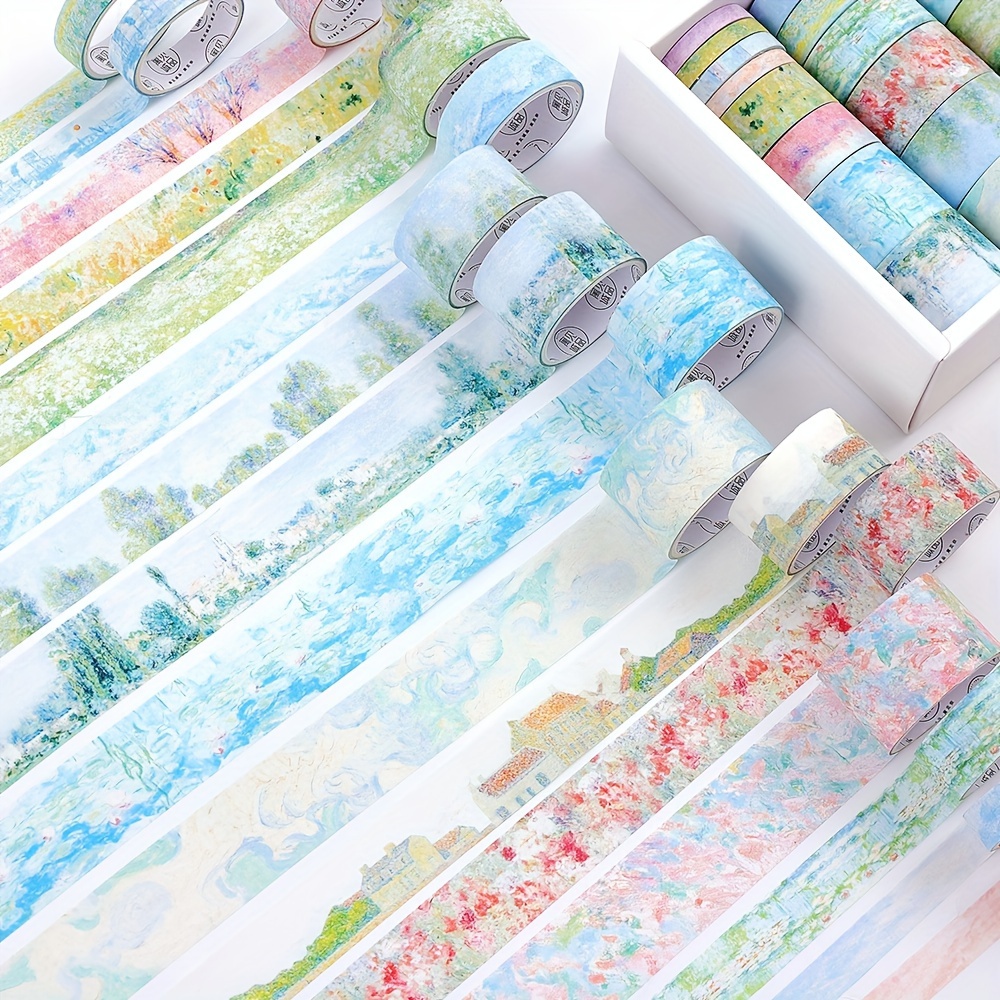 School Supplies - Zestaw 20 rolek taśm washi w