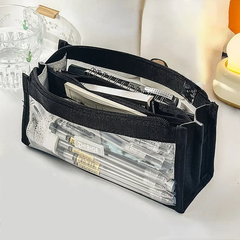 6-warstwowa torba na ołówki o  – Aesthetic Large Pencil Case Pouch recenzja i cena