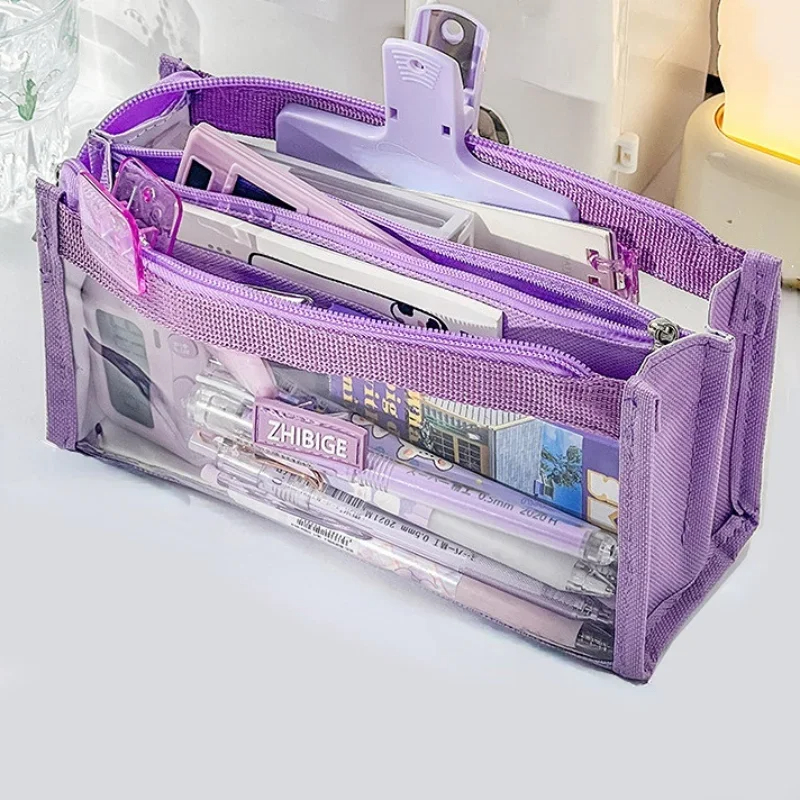 6-warstwowa torba na ołówki o  – Aesthetic Large Pencil Case Pouch recenzja i cena