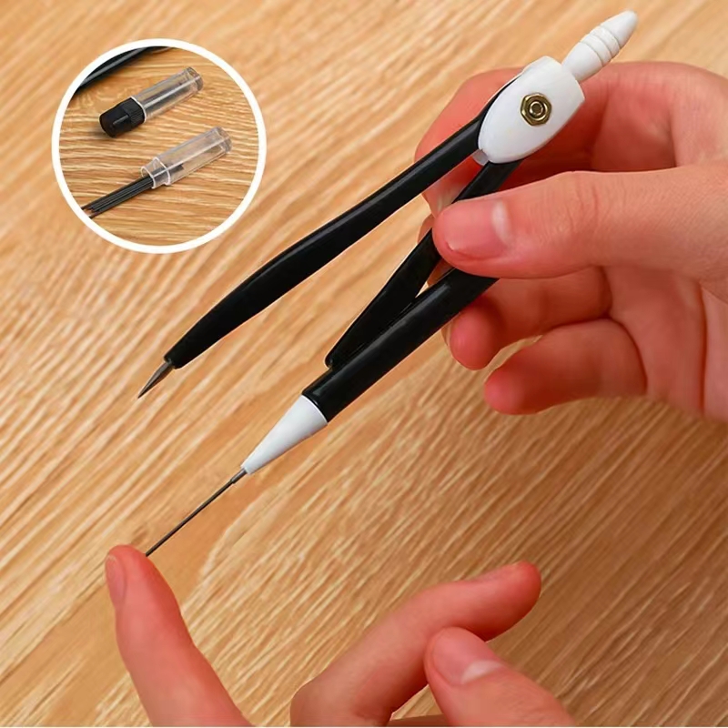 Profesjonalny metalowy kompas  – Math Geometry Set With Compass recenzja i cena