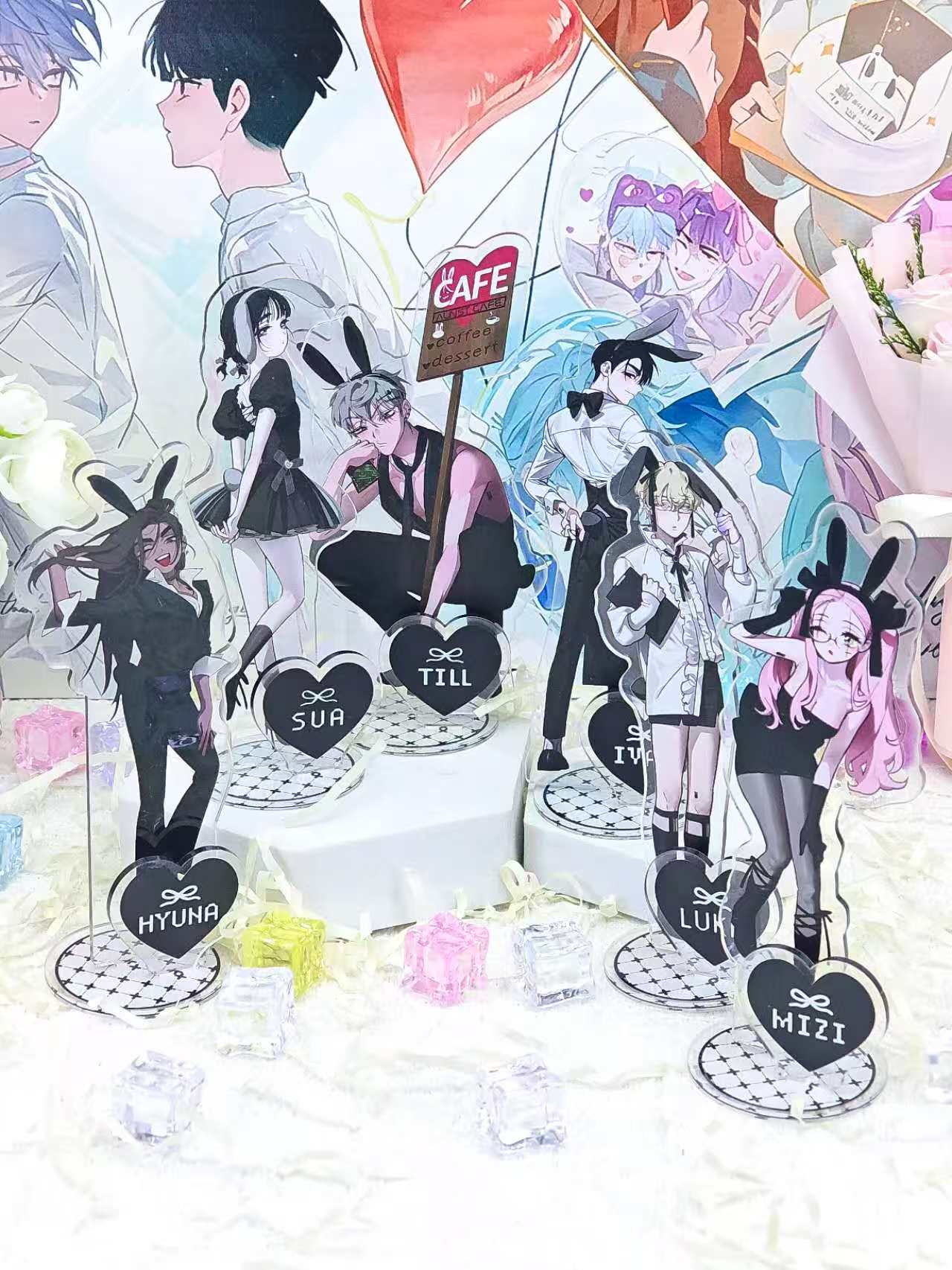 Zestaw 6/1 uroczych figurki z  – Desk Accessories recenzja i cena