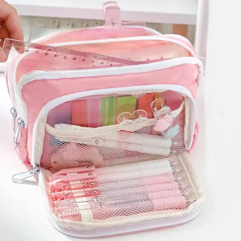 Przenośny, estetyczny piórnik  – Aesthetic Large Pencil Case Pouch recenzja i cena