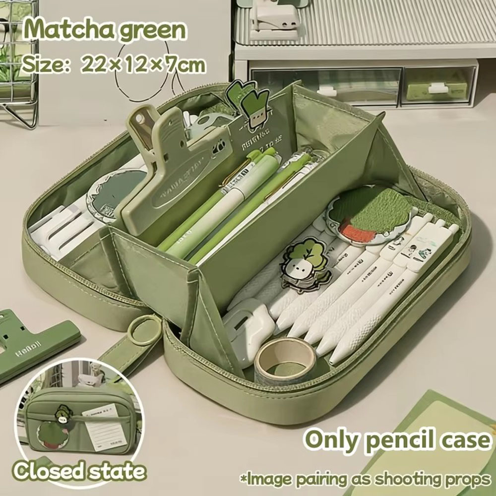 Duży piórnik wulkan, wielowars – Aesthetic Large Pencil Case Pouch recenzja i cena