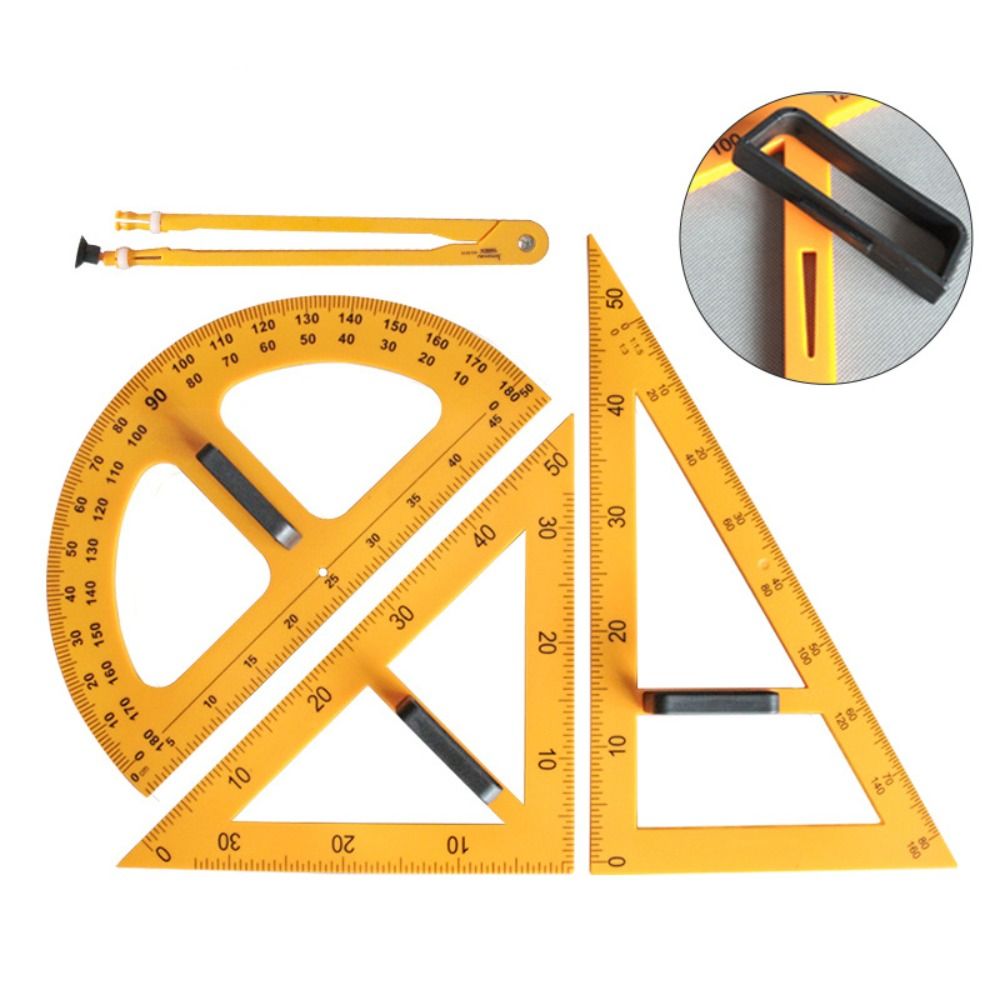 Wytrzymała Duża Trójkątna Lini – Math Geometry Set With Compass recenzja i cena